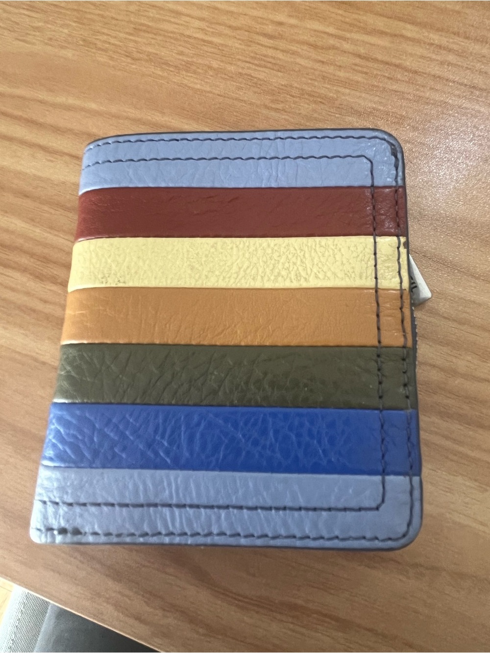 Fossil Striped Multi Color Wallet